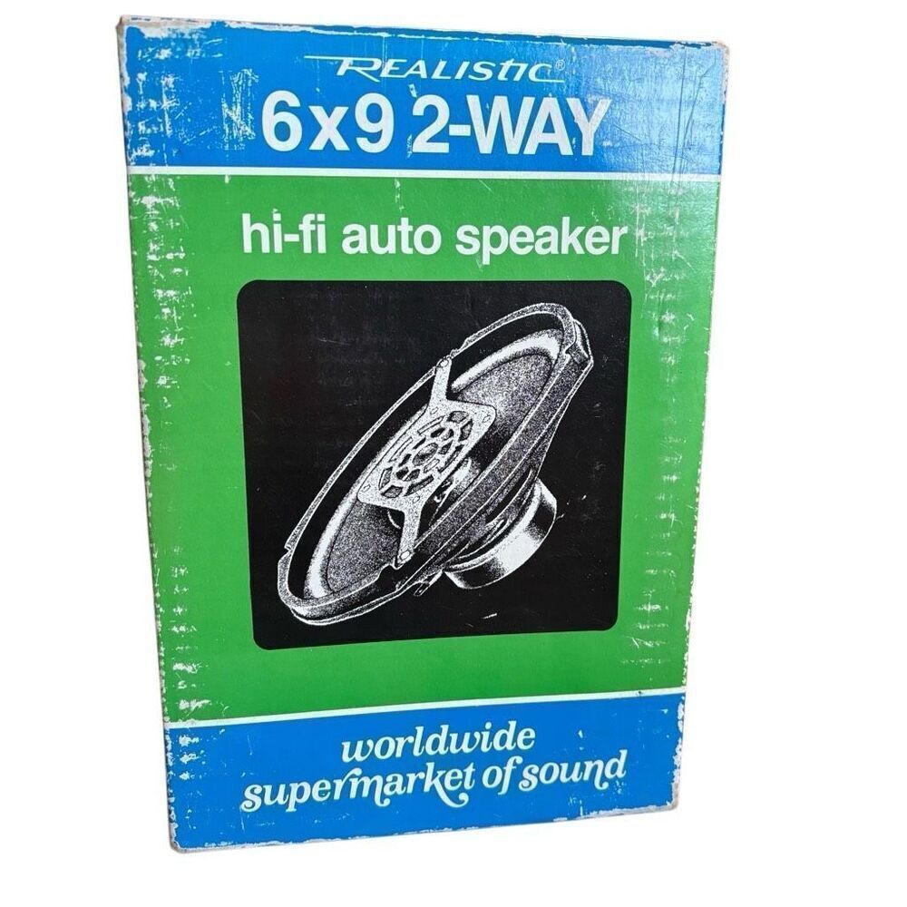 Realistic 6x9 2-Way Auto Speaker Cat No. 40-1355 *New, Read*